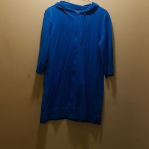 Hooded bathing suit cover up